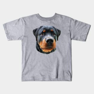 Rottweiler Puppy Dog Kids T-Shirt